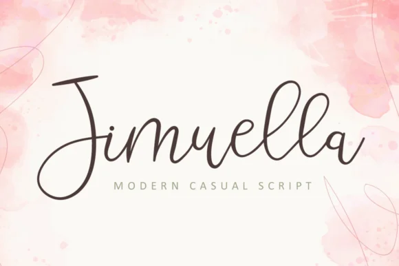 Jimuella Font by illushvara — Script Handwritten Font