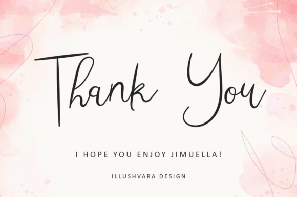 Jimuella Font by illushvara — Script Handwritten Font — thumbnail 8