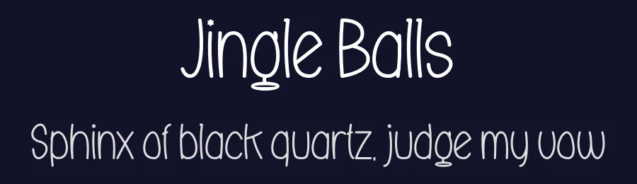 Jingle Balls by Gilang Ternadho — Decorative Font — thumbnail 2