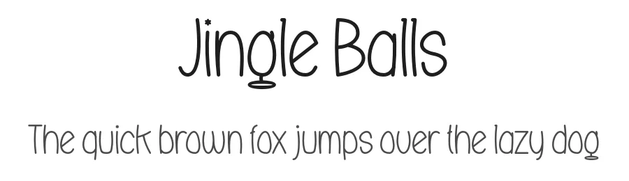Jingle Balls by Gilang Ternadho — Decorative Font