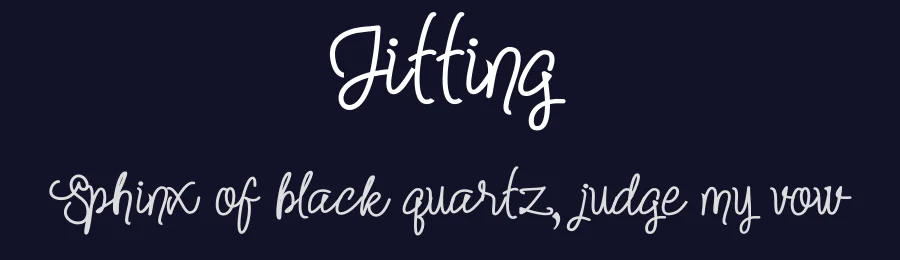 Jitting by Sesa Grafika — Script Handwritten Font — thumbnail 2
