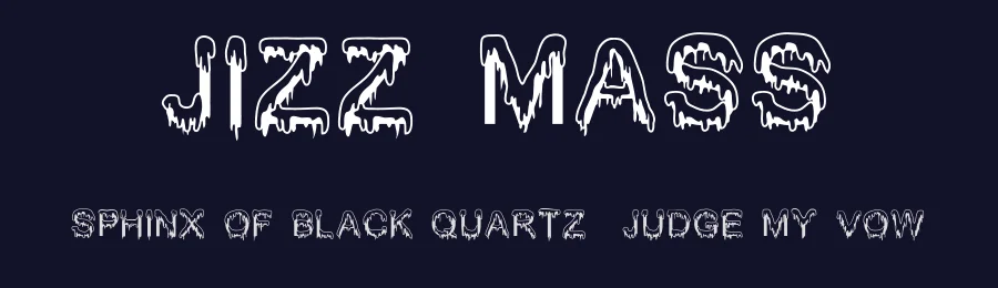 Jizz Mass by BC — Decorative Font — thumbnail 2