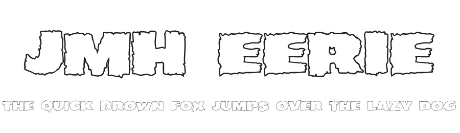 JMH Eerie by Jorge MorΓ³n β Decorative Font