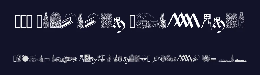 JMH Moreneta Dingbats by Jorge Morón — Dingbats Font — thumbnail 2