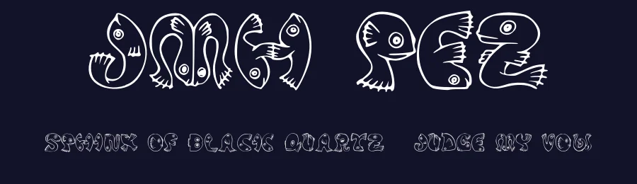 JMH Pez by Jorge Morón — Decorative Font — thumbnail 2