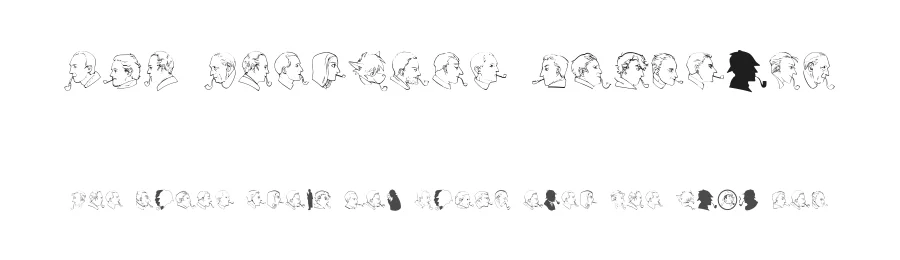 JMH Sherlock Dingbats by Jorge Morón — Dingbats Font
