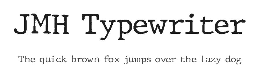 JMH Typewriter
