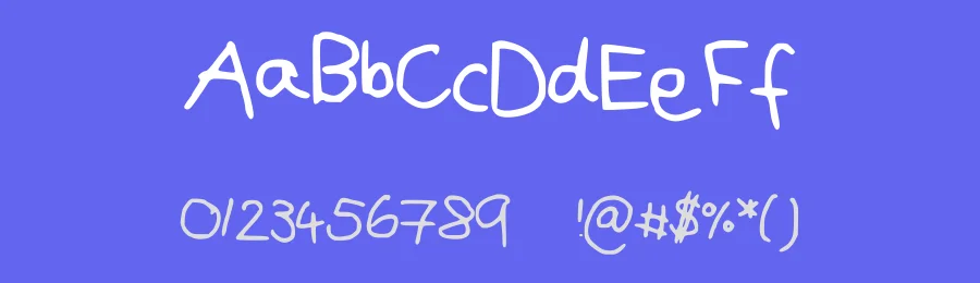Joanna's handwriting by Joanna — Script Handwritten Font — thumbnail 3