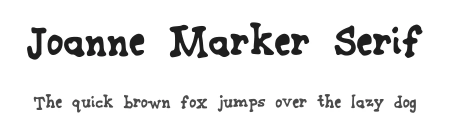 Joanne Marker Serif