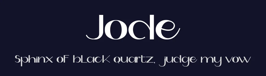 Jode by PutraCetol Studio — Sans Serif Font — thumbnail 2
