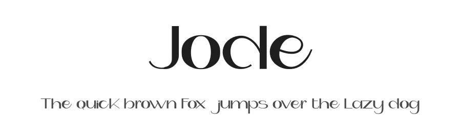 Jode by PutraCetol Studio — Sans Serif Font