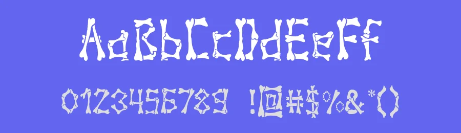 John Bones by Tokopress — Decorative Font — thumbnail 3