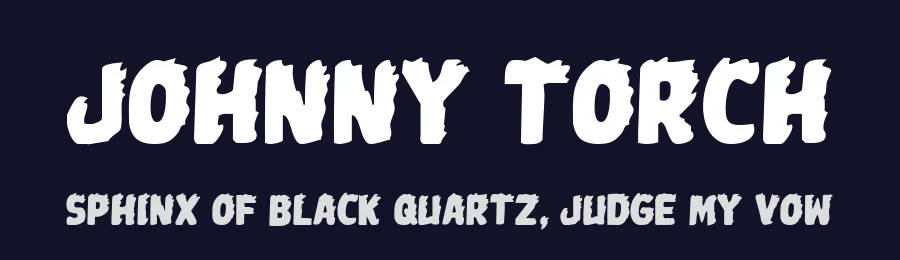 Johnny Torch by Iconian Fonts — Decorative Font — thumbnail 2