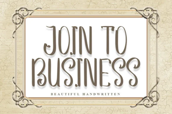 Join to Business Font by Inermedia STUDIO — Script Handwritten Font