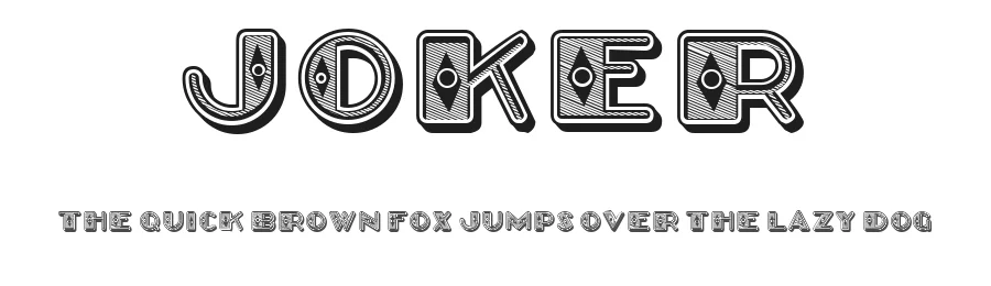 Joker by Vladimir Nikolic — Decorative Font