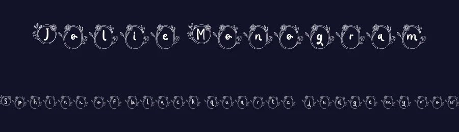 Jolie Monogram by Attype Studio — Decorative Font — thumbnail 2