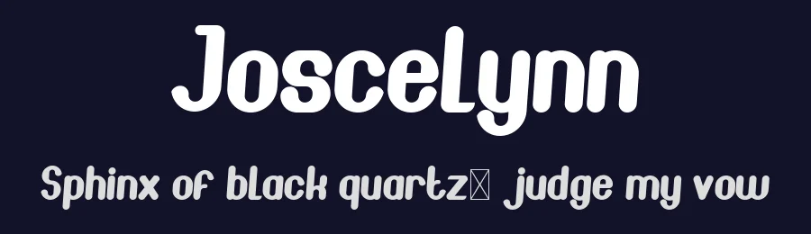 Joscelynn by Edric Studio — Sans Serif Font — thumbnail 2