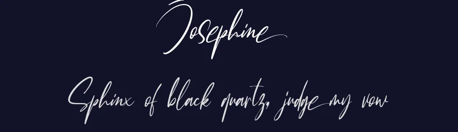 Josephine by Runsell Studio — Script Handwritten Font — thumbnail 2