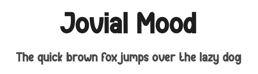 Jovial Mood