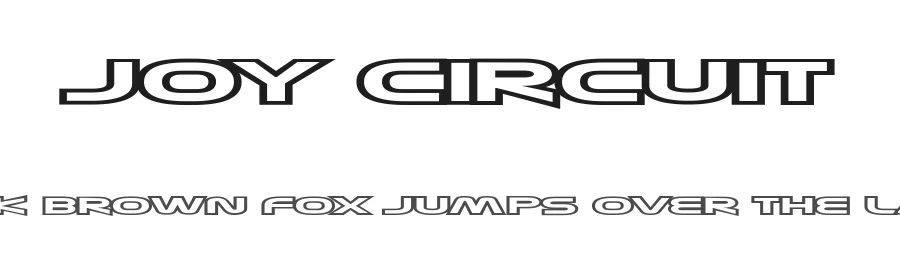 Joy Circuit by Typodermic Fonts — Display Font