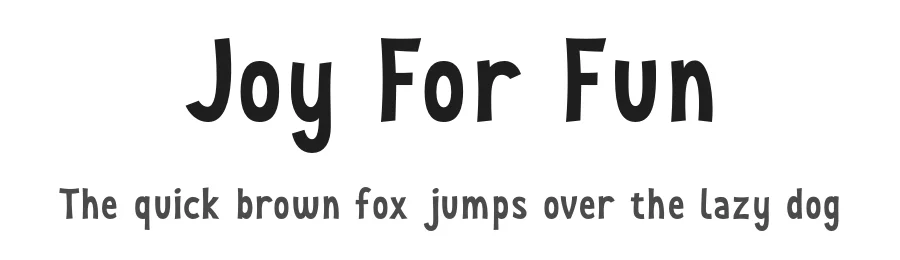 Joy For Fun