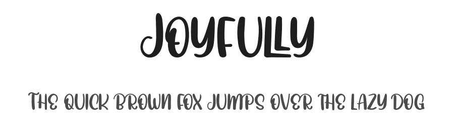Joyfully