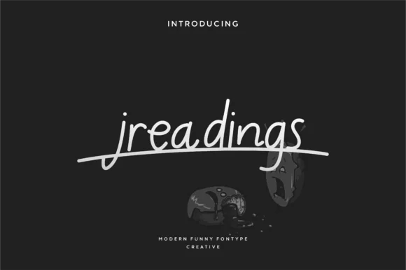 Jreadings Font by Letterna — Script Handwritten Font