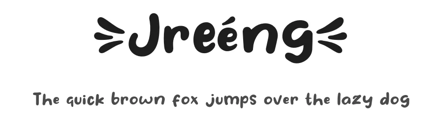 Jreeng by KhurasanΒ β Decorative Font