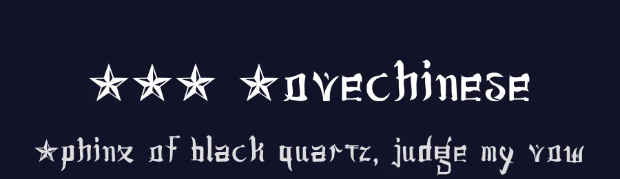 JSA Lovechinese by lovechinesedesign — Decorative Font — thumbnail 2