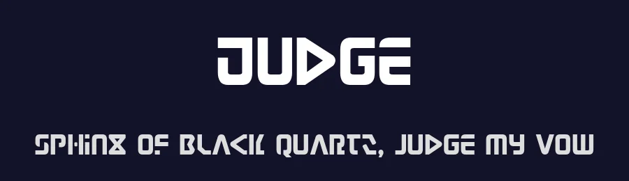 Judge by Iconian Fonts — Display Font — thumbnail 2