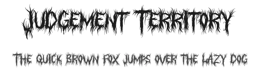 Judgement Territory by Lettersiro Studio — Decorative Font