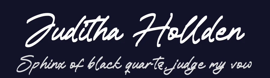 Juditha Hollden by Letterena Studios — Script Handwritten Font — thumbnail 2