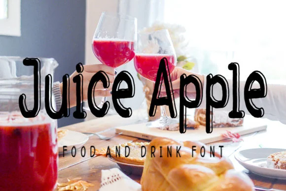 Juice Apple Font by FL Space — Wedding Font