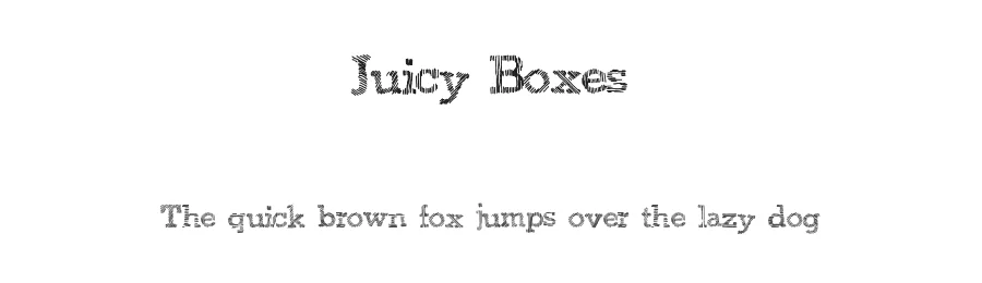 Juicy Boxes