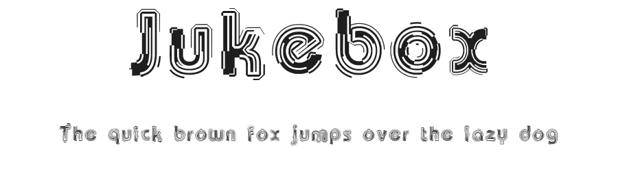 Jukebox by Chelsea Borchardt — Decorative Font