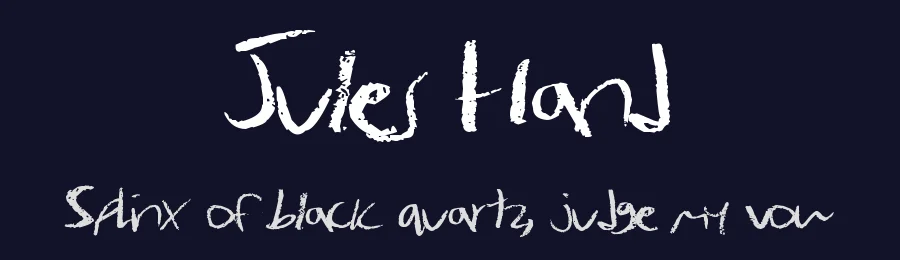 Jules Hand by Jules Ismail — Script Handwritten Font — thumbnail 2