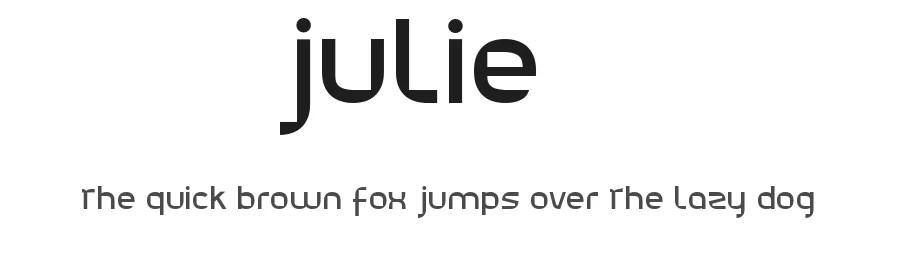Julie01 by Benoît Sjöholm — Sans Serif Font