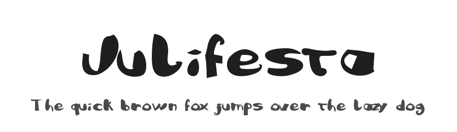 Julifesta by adreson — Decorative Font