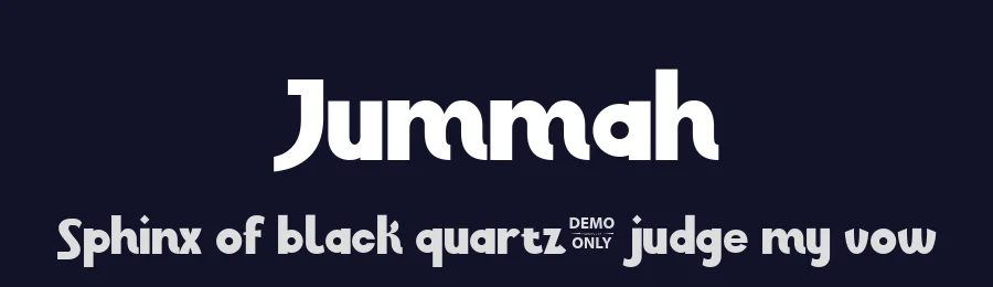 Jummah by Pixesia Studio — Decorative Font — thumbnail 2