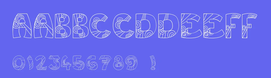 Jump by Heather T. — Decorative Font — thumbnail 3