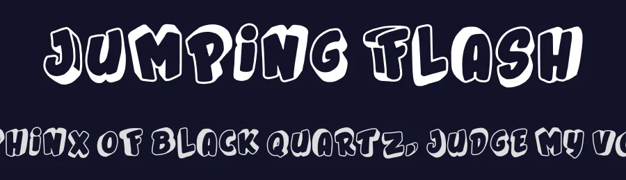 Jumping Flash by imagex — Decorative Font — thumbnail 2