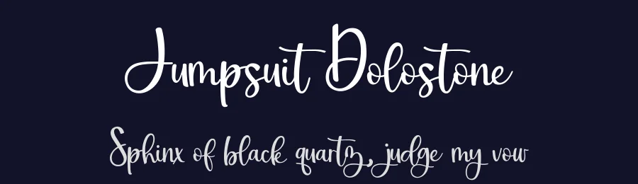 Jumpsuit Dolostone by UI Creative — Script Handwritten Font — thumbnail 2