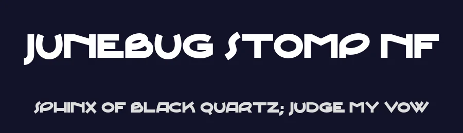 Junebug Stomp NF by Nick's Fonts — Decorative Font — thumbnail 2