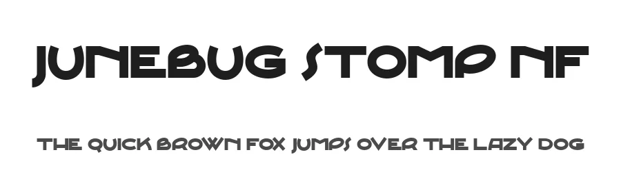 Junebug Stomp NF by Nick's Fonts — Decorative Font