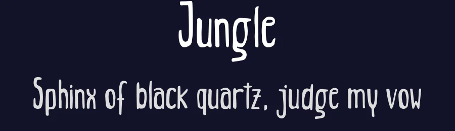Jungle by duka — Decorative Font — thumbnail 2
