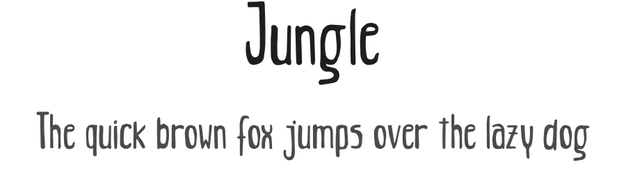 Jungle by duka — Decorative Font