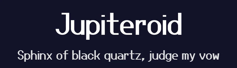Jupiteroid by GGBotNet — Sans Serif Font — thumbnail 2
