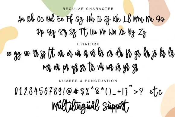 Just Simple Font by Stefani Letter — Script Handwritten Font — thumbnail 7