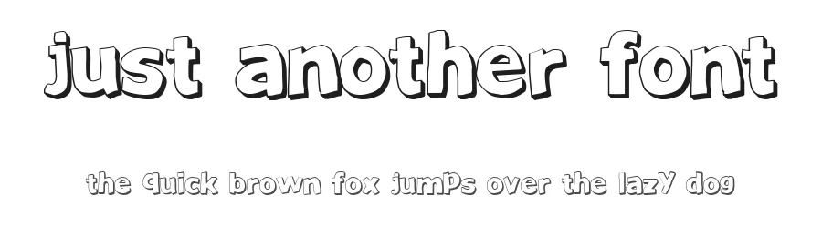 Just Another Font