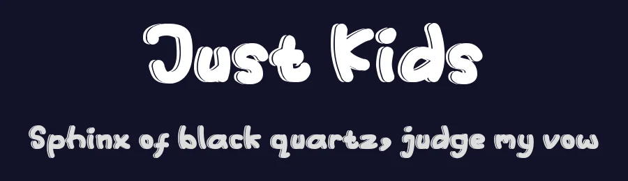 Just Kids by Letterlycious — Decorative Font — thumbnail 2